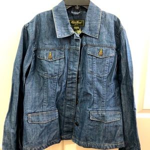 NWT Eddie Bauer Denim Jacket- XL